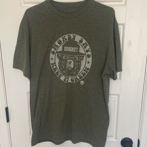Smokey Bear Olive Green Graphic Tee